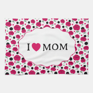 Linge De Cuisine Vin Rose Vert Motif Graphique à Points Moderne  