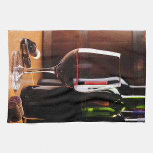 Linge De Cuisine Vin rouge