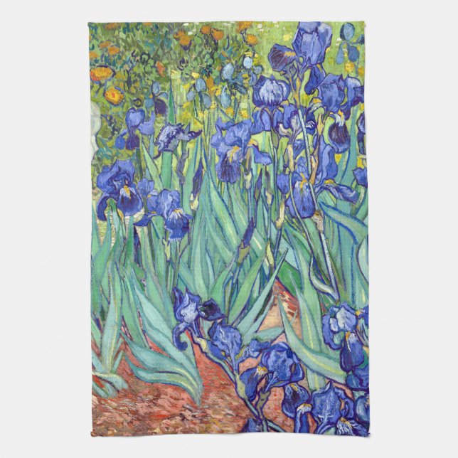 Linge De Cuisine Vincent van Gogh 1898 iris (Vertical)