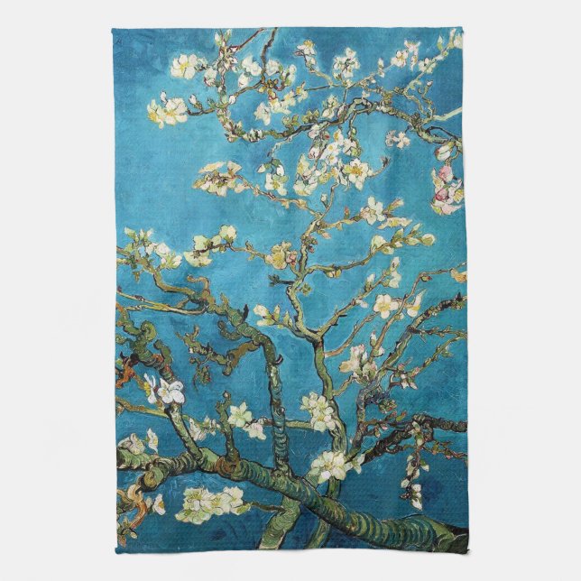 Linge De Cuisine Vincent van Gogh, Arbre aux amandes en fleurs (Vertical)
