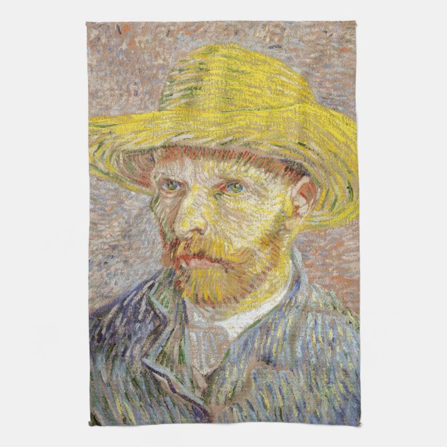 Linge De Cuisine Vincent van Gogh - Autoportrait avec Casquette de  (Vertical)