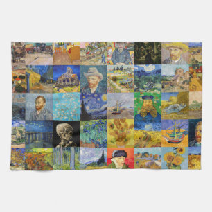 Linge De Cuisine Vincent van Gogh - chefs-d'oeuvre Mosaic Patchwork