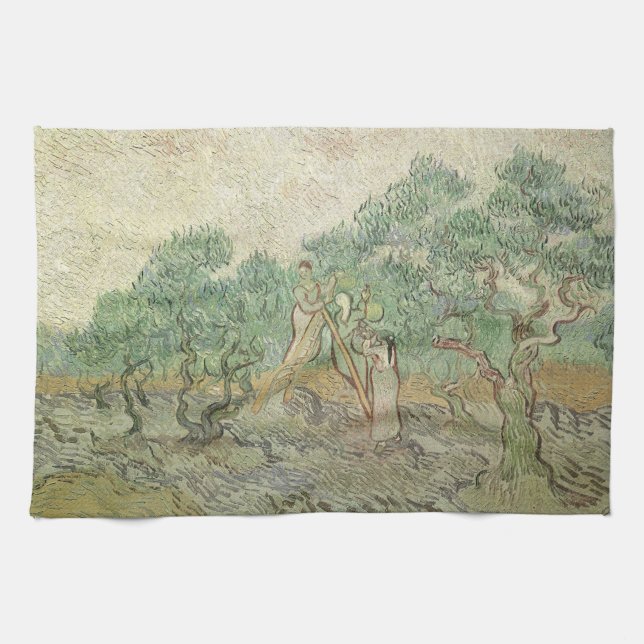 Linge De Cuisine Vincent van Gogh - cueillette d'olives (Horizontal)