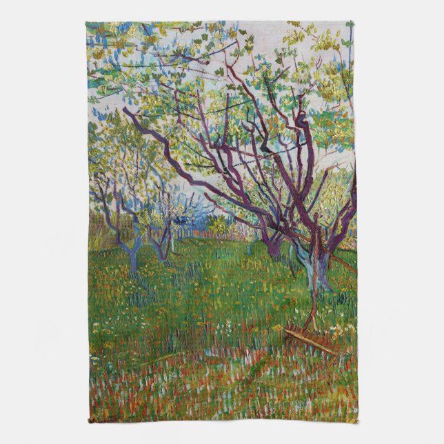 Linge De Cuisine Vincent van Gogh - Le verger en fleurs (Vertical)
