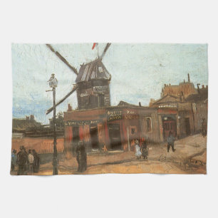 Linge De Cuisine Vincent van Gogh - Moulin de la Galette, le moulin