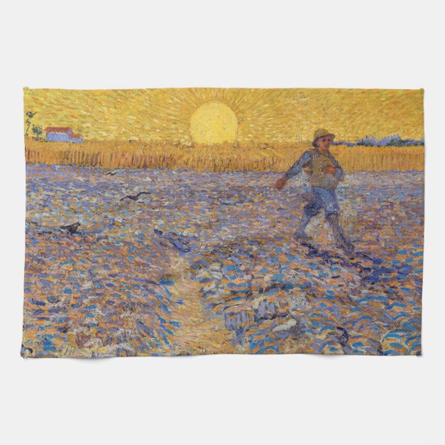 Linge De Cuisine Vincent van Gogh - Sower avec réglage Sun (Horizontal)