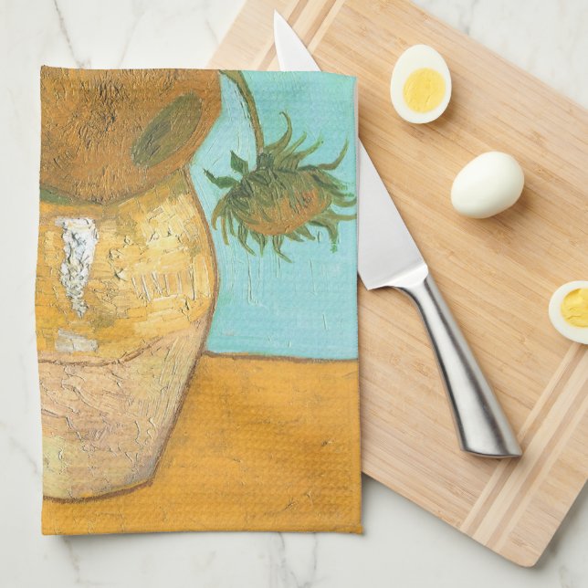Linge De Cuisine Vincent van Gogh - Vase avec douze tournesols (Quart Plié)