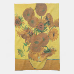 Linge De Cuisine Vincent van Gogh - Vase avec quinze tournesols