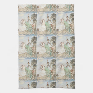 Linge De Cuisine Vintage Conte de Fée, Princesse Minette, Kay Niels
