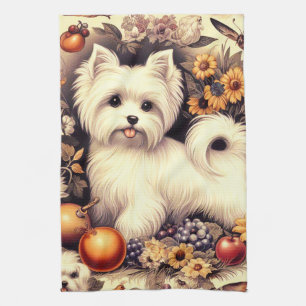 Linge De Cuisine Vintage Cute Maltais