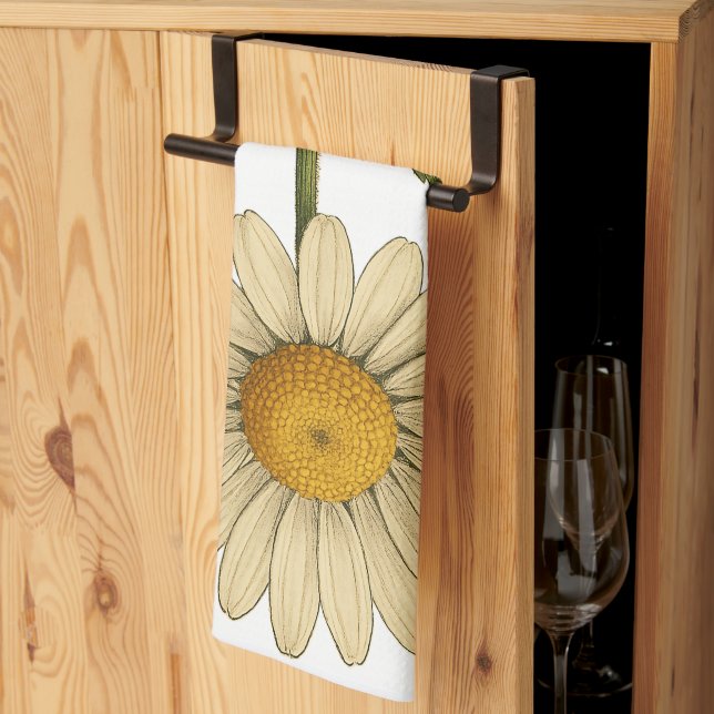 Linge De Cuisine Vintage Daisy (Pliage en tiers)