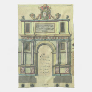 Linge De Cuisine Vintage Église Porte Entrée Renaissance Architectu