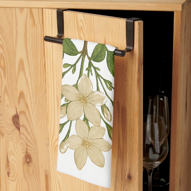 Linge De Cuisine Vintage Jasmine (Pliage en tiers)