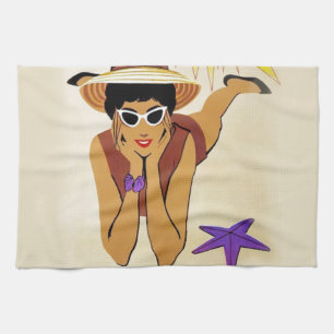 Linge De Cuisine Vintage Miami Beach