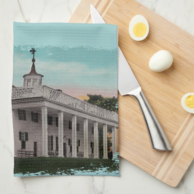 Linge De Cuisine Vintage Mt. Vernon (Quart Plié)