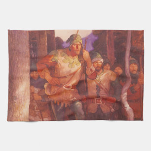 Linge De Cuisine Vintage Robin des Bois et ses Joyeux Hommes par NC
