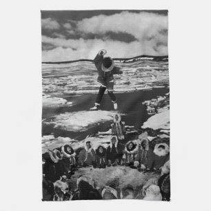 Linge De Cuisine Vintage USA Alaska eskimo tossing de couverture 19