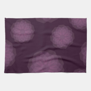 Linge De Cuisine Violet, cool, tendance moderne simple floral abstr