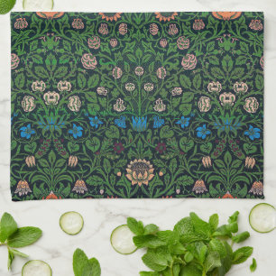 Linge De Cuisine Violet et Columbine, William Morris