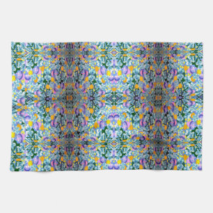 Linge De Cuisine Violets Et Lampes