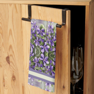 Linge De Cuisine violettes dans un bocal de lune