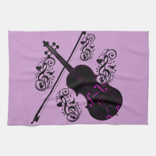 Linge De Cuisine Violon, amour cinglé_