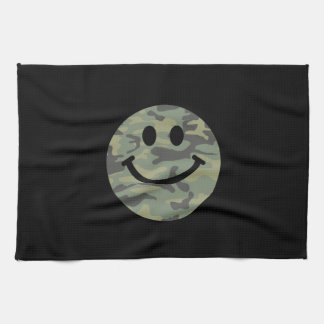 Linge De Cuisine Visage de camo vert