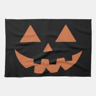 Linge De Cuisine Visage de citrouille géant Jack O' Lantern Hallowe