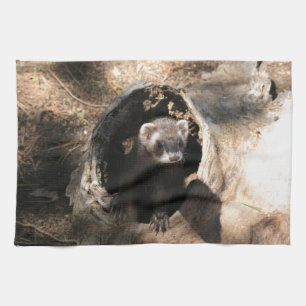 Linge De Cuisine Visage de furet