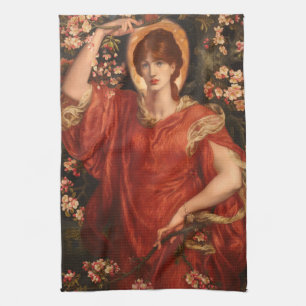 Linge De Cuisine Vision de Fiammetta (par Dante Gabriel Rossetti)