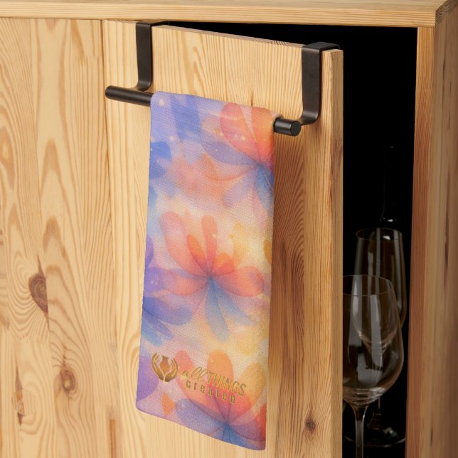 Linge De Cuisine Voile Céleste (Pliage en tiers)
