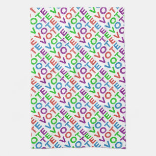 Linge De Cuisine VOTE en multicolore