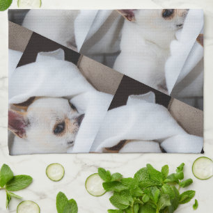 Linge De Cuisine Votre chiot chien de compagnie photo personnalisée