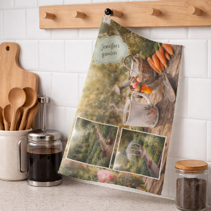 Linge De Cuisine Votre photo personnelle de café avant le jardinage