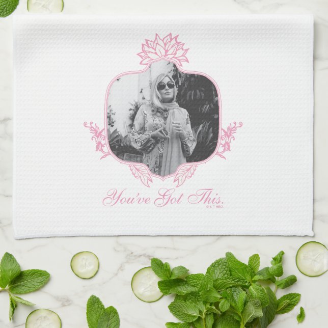 Linge De Cuisine Vous avez ceci - Le Lotus Blanc (Plié)