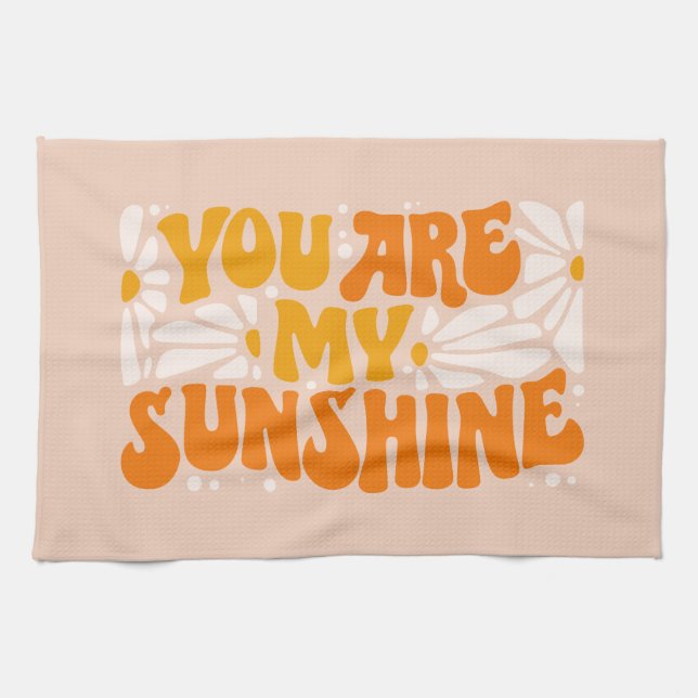 Linge De Cuisine Vous êtes mon Sunshine Super Graphisme (Horizontal)