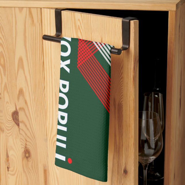 LINGE DE CUISINE VOX POPULI (Pliage en tiers)