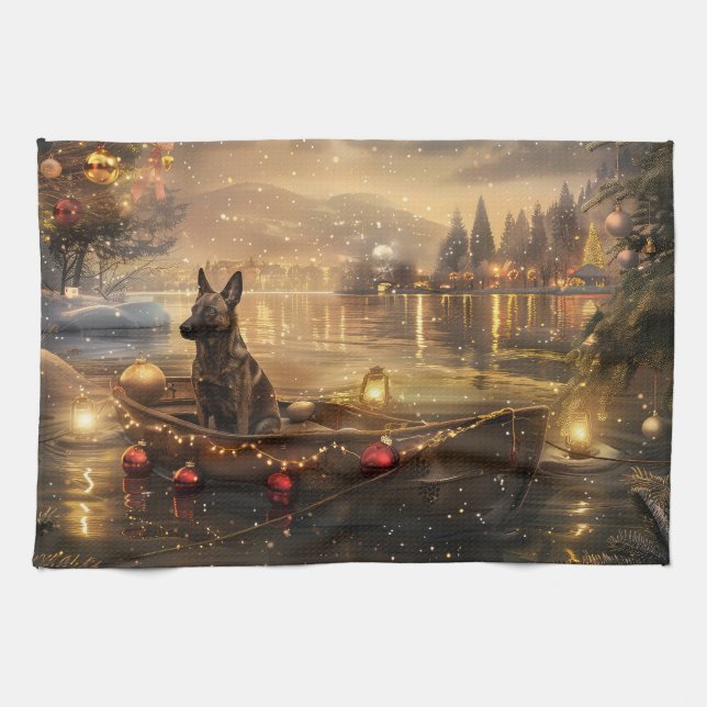 Linge De Cuisine Voyage de Noël de Malinoi en Belgique (Horizontal)