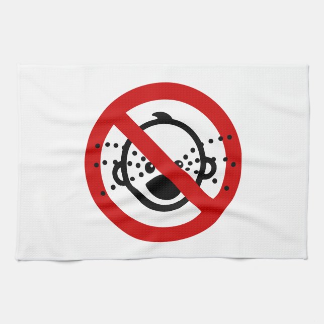 Linge De Cuisine VOYAGE NO Cry Baby ⚠ Aéroport thaïlandais ⚠ (Horizontal)