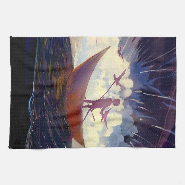 Linge De Cuisine “Voyage Through the Storm” Kitchen Towels (Horizontal)