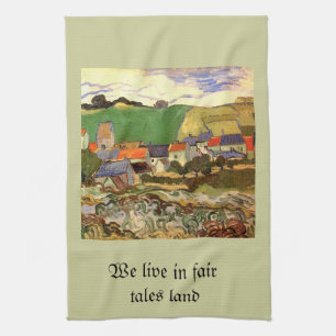 Linge De Cuisine Vue d'Auvers Vincent van Gogh.