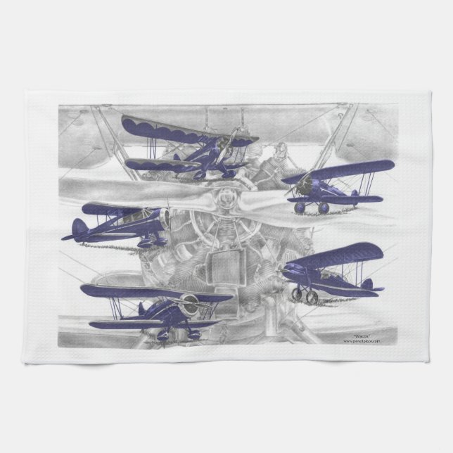 Linge De Cuisine Waco biplane (Horizontal)