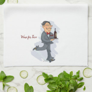Linge De Cuisine Waiter Wine for Two Kitchen Towne