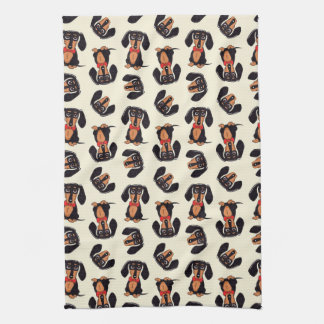 Linge De Cuisine Wandering Dachshund Kitchen Towels