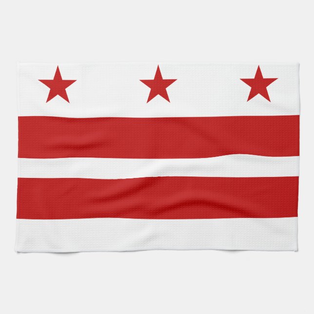 Linge De Cuisine Washington D.C. Flag classique (Horizontal)