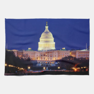 Linge De Cuisine Washington DC Capitol américain à Dusk