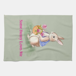 Linge De Cuisine Watercolor Easter Bunny