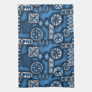 Linge De Cuisine Wave Warrior Hawaiian Tapa