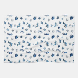 Linge De Cuisine Wedgewood Blue Ocean Créatures !