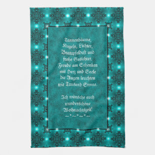 Linge De Cuisine Weihnachtsgedicht Deutsch, Ajouter Votre Texte